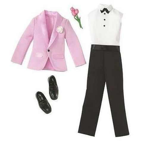 Ken fashion Pink Tux, Barbie Organization, Pink Tuxedo, Ken Barbie, Barbie Ken, Doll Clothes Barbie, Ken Doll, Barbie I, Tuxedo Jacket