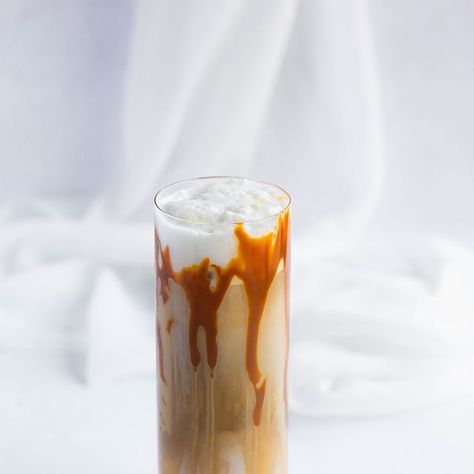 Caramel Coffee Syrup, Kukui Oil, Ice Caramel Macchiato, Kokum Butter, Mango Sorbet, Ice Milk, Caramel Syrup, Caramel Coffee, Coffee Syrup