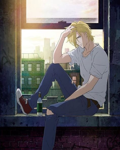 "Dawn" #BANANAFISH #バナナフィッシュ  #AshLynx #EijiOkumura #Anime Ash Linx, Ash Lynx Banana Fish, All Out Anime, Ash Lynx, Shojo Anime, Banana Art, Fish Wallpaper, Banana Fish, Manga Boy