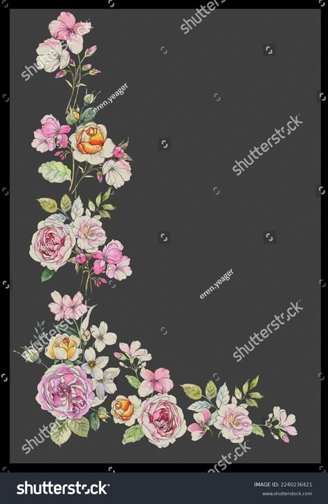 Botanical Flower Bunch Digital Art Stock Illustration 2240236421 | Shutterstock Botanical Flower Bunch, Flower Bunch, Bunch Of Flowers, Botanical Flowers, Image Illustration, Watercolor Flowers, Stock Illustration, Royalty Free Stock Photos, Stock Images