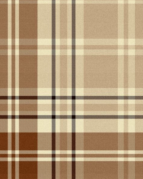 Channel the charming characteristics of traditionally woven cloth with our take on iconic tartan plaid. A simple yet personality-filled design composed of tonal stripes built up in layers, CHESTERFIELD PLAID exhibits the depths of colour historically achieved when multiple threads are combined on a loom. The supersized Brown Autumn Aesthetic, Cappuccino Wallpaper, Plaid Color Palette, Plaid Print Pattern, Busted Canvas, Neutral Patterns, Thanksgiving Wallpapers, Color Palets, November Mood