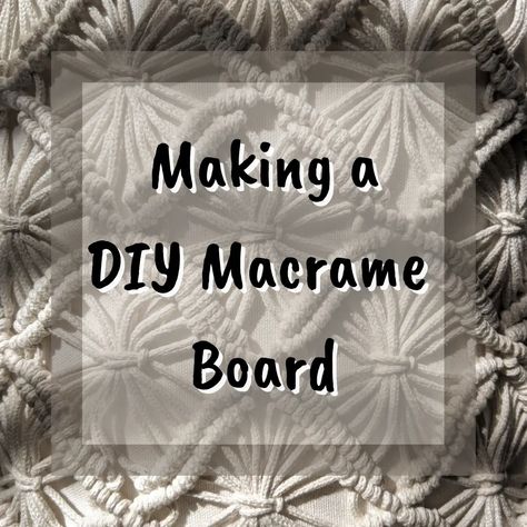 Macrame Board Diy, Macrame Board Diy How To Make, How To Finish Off Macrame, Big Macrame Wall Hanging Tutorial, Diy Macrame Work Stand, Macrame Work Station Diy, Macrame Notice Board, Easy Large Macrame Wall Hanging Diy, Macrame Board