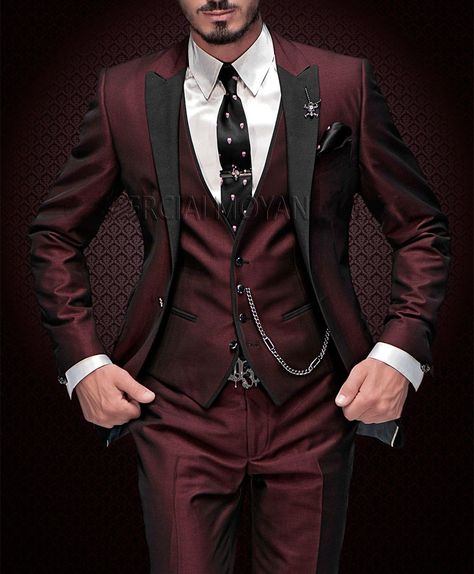 Wedding Best Man, Terno Slim Fit, Formal Wedding Suit, Men Suits Wedding, Mens 3 Piece Suits, Suits Wedding, Mode Costume, Man Blazer, Slim Fit Tuxedo