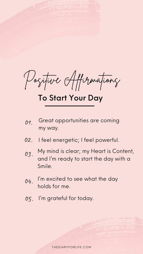 Affirmations About Money, Daily Inspiration Quotes Motivation, Quotes To Print, Women Affirmations, List Of Affirmations, Positive Self Esteem, Affirmations For Success, Healing Journaling, Morning Mantra