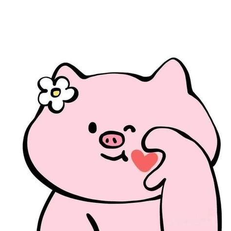 Do gin on TikTok Pink Cartoon Icon, Pig Cute, Pig Crafts, Pink Cartoon, 3d Wallpaper Iphone, Cute Bear Drawings, Cute Pig, Cute Cats Photos, Cute Anime