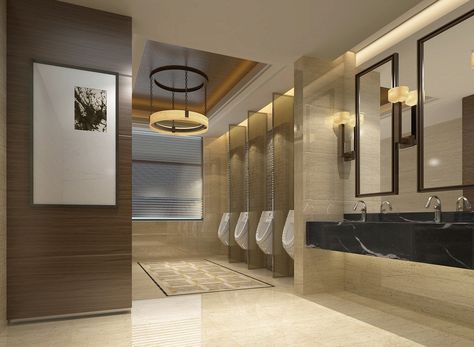 Public Bathroom Design, Workplace Bathroom, Office Bathroom Design, Commercial Bathroom Ideas, Public Restroom Design, Commercial Bathroom Designs, Industrial Bathroom Design, Toilette Design, Public Bathroom