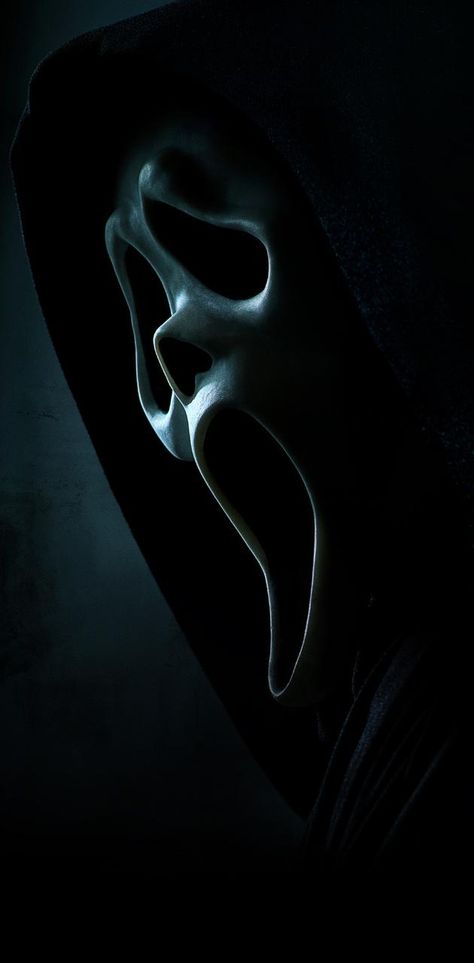 Ghostface Wallpaper Aesthetic, Ghostface Wallpaper, Ghost Face Wallpaper Aesthetic, Airbrush Ideas, Scream Mask, Scream Ghostface, Movies Art, Halloween Wallpaper Iphone Backgrounds, Horror Photos