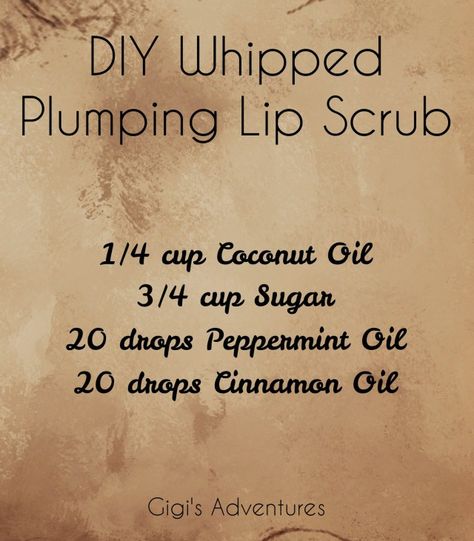 Lipgloss Ideas, Diy Lip Plumper, Diy Lip Scrub, Scrub Homemade, Diy Body Scrub Recipes, Diy Lip Balm Recipes, Natural Lip Plumper, Diy Haircare, Lip Scrub Recipe