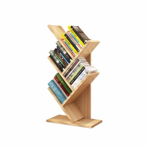 15 Cheap Bookshelves That Won’t Fall Apart Shelf Tree, Cheap Bookshelves, Simple Bookshelf, Desktop Bookshelf, Tree Bookshelf, Standing Shelf, Bookcase Display, Small Bookshelf, Book Rack