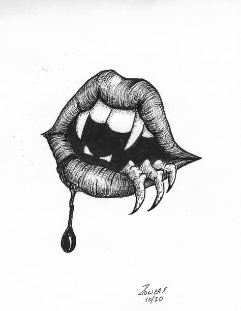 #demon #dark #art #drawing #vampire #possession Horror Drawings Creepy Demons, Demon Mouth Drawing, Demon Sketch Pencil, Dark Draw Ideas Demons, Demon Line Art, Demon Face Drawing, Vampire Mouth Tattoo, Vampire Mouth Drawing, Demon Tattoo Ideas