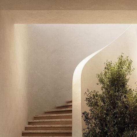 Santos, Travertine Stairs, Heaven Design, Plaster House, Lime Wash Walls, Limewash Walls, Den Decor, Wabi Sabi Design, Washing Walls