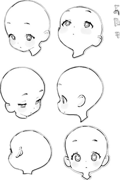 Chibi Sketch, Seni Dan Kraf, Sweet Revenge, 캐릭터 드로잉, Chibi Drawings, Figure Drawing Reference, Anime Drawings Tutorials, Art Tutorials Drawing, Facial Expressions