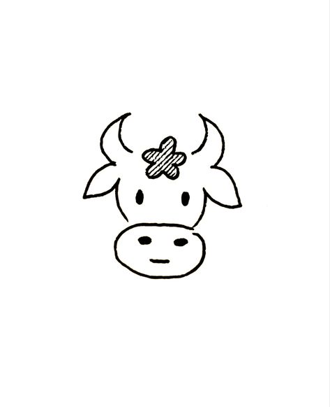 Cute Longhorn Drawing, Easy White Board Drawings, Cute Simple Cow Drawing, Funny Whiteboard Drawings, Cute Cow Doodle, Whiteboard Art Easy, Cow Doodle Easy, Simple Cow Doodle, Cow Sketch Easy