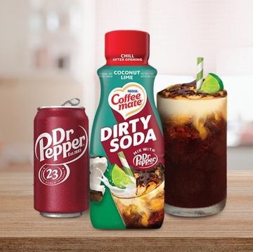 Coffee Dirty Soda, Dirty Doctor Pepper, Dirty Dr Pepper Recipe Sonic, Dirty Dr Pepper Recipe, Dirty Soda Recipes, Dirty Dr Pepper, Festive Mocktail, Soda Drinks Recipes, Shirley Temple Recipe