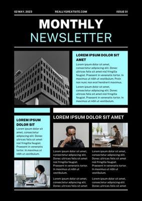 Newsletter Design Layout, Newsletter Design Templates, Monthly Newsletter Template, Church Flyer Design, Presentation Slides Design, Modern Church, Slides Design, Newsletter Template, Monthly Newsletter