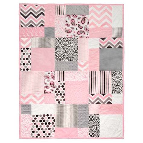 Tuscan Cuddle - Free Quilt Pattern | Beautiful Skills - Crochet Knitting Quilting | Bloglovin’ Girl Quilts Patterns, Baby Quilt Patterns, Childrens Quilts, Cozy Quilts, Beginner Quilt Patterns, Easy Quilt Patterns, Quilt Baby, Patchwork Quilting