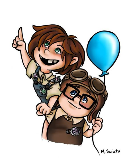 Cute Carl and Ellie piece. Up Carl Y Ellie, Up Pixar, Paradise Falls, Disney Pixar, Pixar, Paradise, Photoshop, Deviantart, Disney