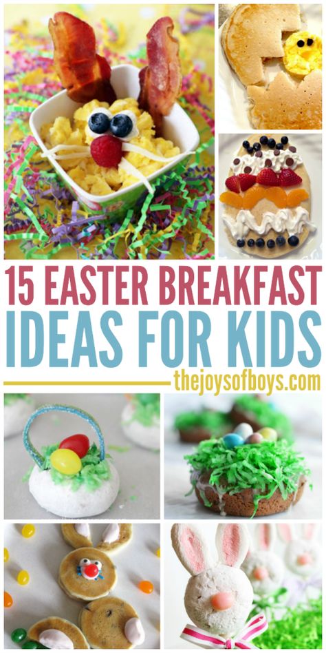 These Easter Breakfast Ideas for Kids are ADORABLE!!  I can't even imagine how excited my kids would be to wake up Easter bunny pancakes for Easter breakfast. #easter #easterrecipes #breakfastrecipes #easterbreakfastideas #easterfood #funfoodideasforkids #thejoysofboys Easter Breakfast Ideas, Easter Bunny Pancakes, Foods For Kids, Breakfast Ideas For Kids, Bunny Pancakes, Easter Food Crafts, Easter Food Appetizers, Kids Breakfast, Easter Snacks