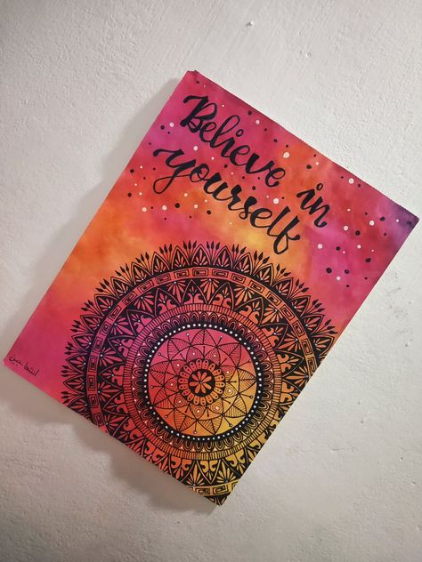 Mandala Art With Quotes, Art With Quotes, Zantangle Art, Quotes For Friends, Watercolor Mandala, Easy Mandala Drawing, Mandala Art Therapy, Doodle Art Drawing, Simple Mandala