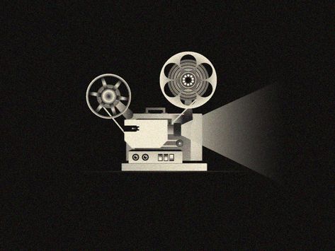 Reel Projector by Studiotale | Dribbble ... Vintage Film Projector, Film Projector, Movie Reels, Film Reels, Retro Film, Aesthetic Editing Apps, Movie Gifs, Old Camera, Motion Design Animation