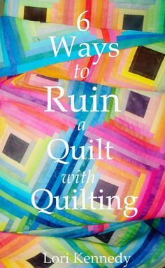 Six Ways to Ruin a Quilt with Quilting - The Quilt Show Quilting Blog Free Motion Designs, Free Motion Quilting Patterns, Freemotion Quilting, Machine Quilting Patterns, Nancy Zieman, The Quilt Show, Machine Quilting Designs, Free Motion Quilt Designs, Quilt Stitching