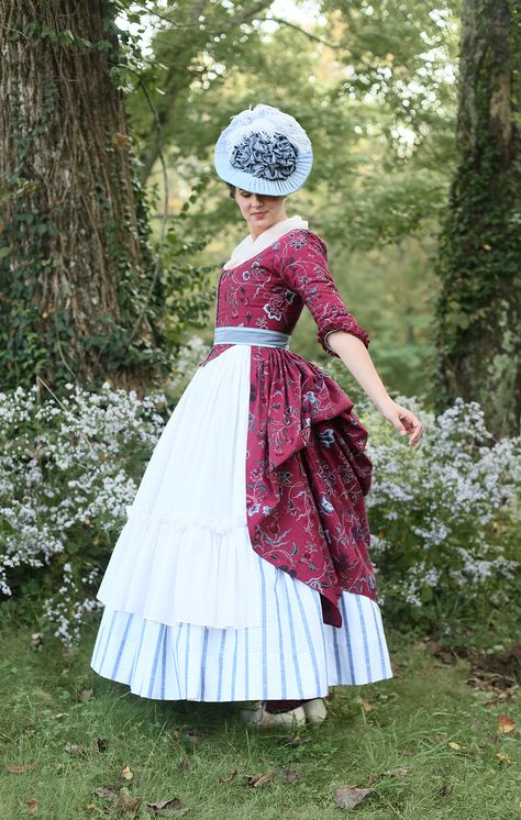 1780s Dress, 18th Century Bodice, 1700 Fashion, The Legend Of Sleepy Hollow, 18th Century Dress, 18th Century Costume, Era Fashion, 18th Century Clothing, Silk Neck Scarf