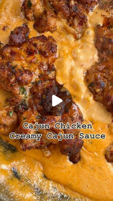 Garlic Herb Cajun Chicken Thighs, Creamy Garlic Cajun Chicken Thighs, Cajun Butter Chicken Thighs, Cajun Chicken Dinner, Boneless Skinless Chicken Breast Recipes Baked, Cajun Chicken Thighs, Cajun Pasta Sauce, Cream Sauce Chicken, Sticky Chicken Thighs