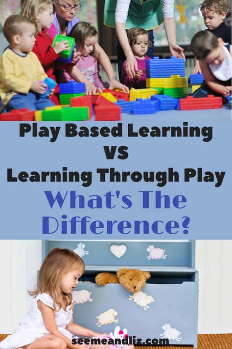 Play based learning activities for kids vs learning through play. Click to learn exactly what the difference is and how both will help with your child's development! #learningthoughplay #childdevelopment #parentingtips #playbasedlearning #kidsactivities Guided Play Kindergarten, Play Based Learning Kindergarten, Play Based Kindergarten, Play Based Classroom, Stages Of Play, Child Development Activities, Learning Activities For Kids, Purposeful Play, Play Based Learning Activities