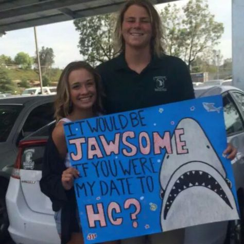 Promposal Dance Invite Shark Jaws Hoco Finna Be Lit Proposal Shark, Shark Costume Hoco Proposal, Fish Themed Promposal, Dance Invite Ideas, Shark Themed Hoco Proposal, Aquarium Promposal, Shark Hoco Proposals Ideas, Shark Homecoming Proposal, Shark Hoco Proposal