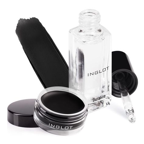 INGLOT Eye Set | Duraline + AMC Eyeliner Gel 77 Inglot Duraline, Inglot Makeup, White Wide Leg Jeans, Eyeliner Gel, Eyeliner Looks, Gel Eyeliner, Makeup Remover, Maquillaje De Ojos, Leg Jeans