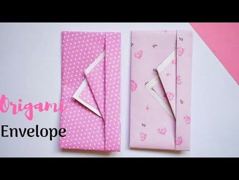 Money Gift Envelope Diy, Envelope Folding Ideas, Diy Money Envelopes Gift, Origami Money Envelope, Gift Envelope Ideas, Gift Envelopes Diy, Money Envelopes Diy, Diy Money Envelopes, Eid Diy