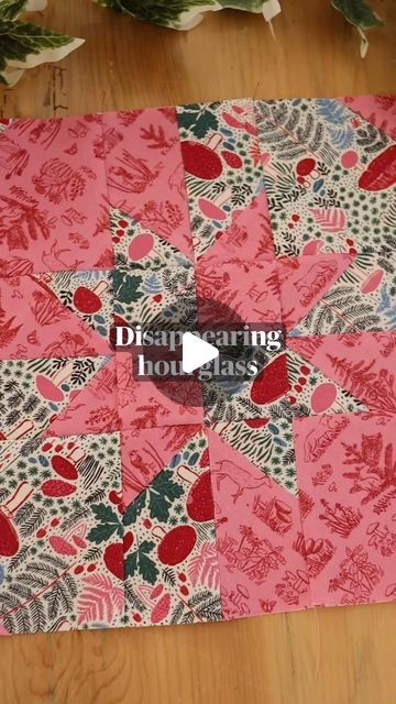 Disappearing Hourglass Quilt Block, Disappearing Hourglass Quilt, Disappearing Hourglass Quilt Pattern, Hourglass Quilt Block, Disappearing Hourglass, Strawberry Switchblade, Quilting Basics, Hourglass Quilt, Wood Quilt Block