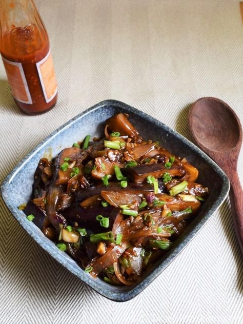 Szechuan Eggplant Recipe, Eggplant In Garlic Sauce, Szechuan Eggplant, Pan Fried Noodles, Eggplant Recipe, Fried Noodles, Winner Winner Chicken Dinner, Supper Recipes, Chinese Recipes