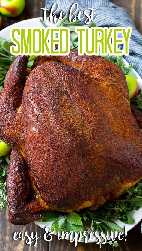 Smoked Turkey Recipes Brine, Smoked Turkey Recipes Thanksgiving, Smoked Turkey Rub, Smoked Whole Turkey, Turkey Rub Recipes, Best Christmas Dinner Recipes, Whole Turkey Recipes, Turkey Spices, Smoked Turkey Recipes