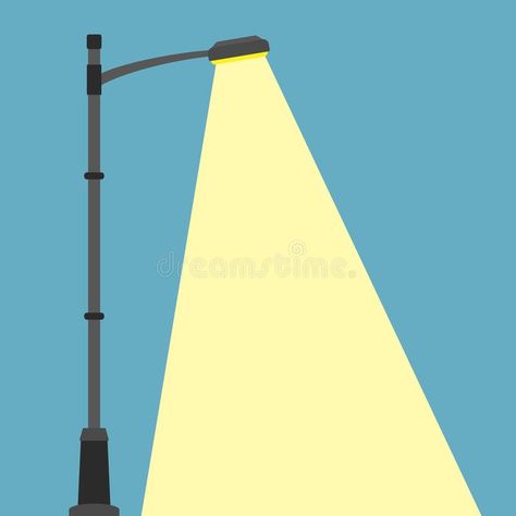 Street lighting flat banner. City night street light with light from streetlight , #Affiliate, #night, #City, #light, #street, #lighting #ad Light Street Night, Street Light Sketch, Light Post Drawing, Streetlight Drawing, Streetlamp Aesthetic, Street Light Tattoo, Street Lamp Illustration, Streetlight Tattoo, Streetlight Painting