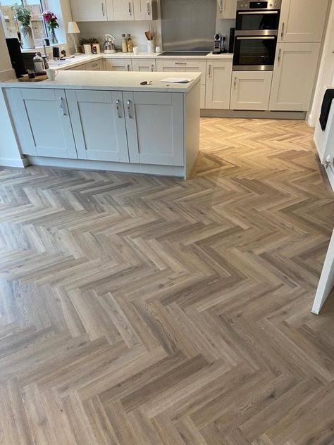 Wooden Finish Tiles Flooring, Hering Bone Flooring, Herringbone Kitchen Floor, Kitchen Laminate Flooring, Laminate Flooring Ideas, Herringbone Laminate Flooring, Herringbone Kitchen, Herringbone Tile Floors, Action Board