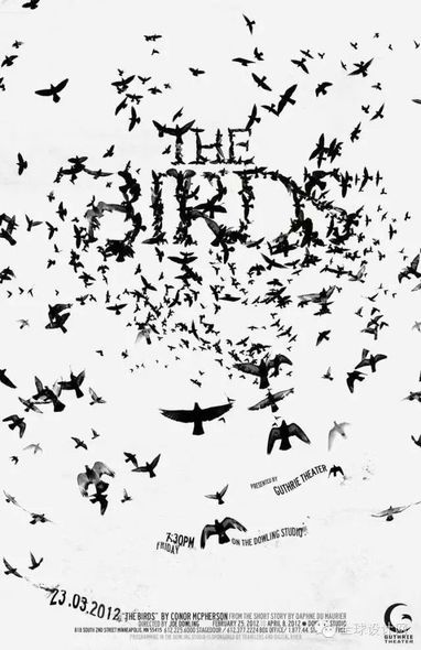 The Birds Movie, Graphisches Design, 타이포그래피 포스터 디자인, Beautiful Typography, Typographic Poster, Creative Typography, Alternative Movie Posters, Typography Letters, Typography Inspiration