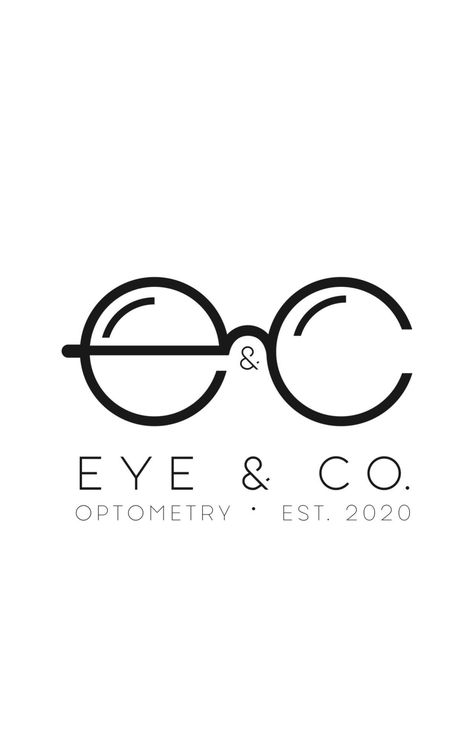 Optometry Office Aesthetic, Optometry Logo Design, Opthamologist Aesthetic, Optician Logo, Optometry Logo, Glasses Logo Design, Brand Identity Design Layout, Optometry Practice, Eyewear Shop Design