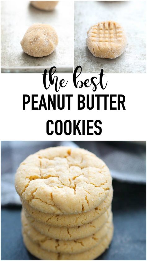 Macaron Pistache, Soft Peanut Butter Cookies, Dessert Oreo, Best Peanut Butter Cookies, Chewy Peanut Butter Cookies, Six Sisters, Best Peanut Butter, Pecan Recipes, Peanut Butter Cookie Recipe