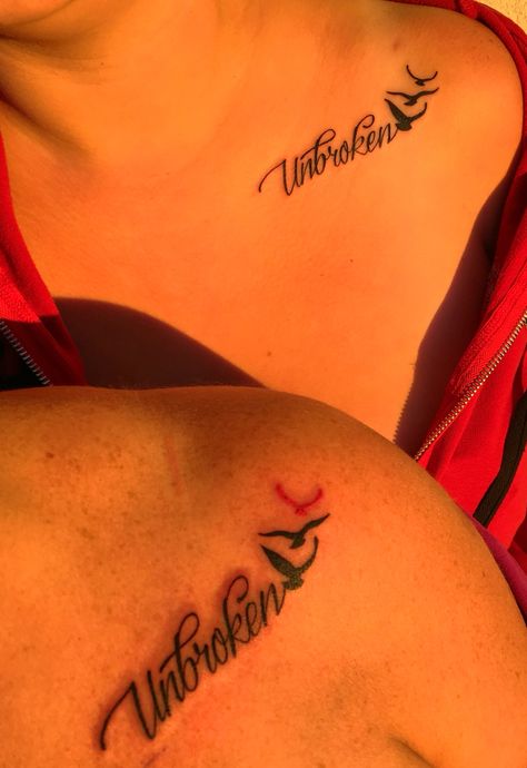 Mother ~ Daughter Tattoo #unbroken Mother Daughter Tattoos, Unbroken Tattoo Ideas, Unbroken Tattoo, Mother Daughter Tat, Mother Daughter Tattoo, Daughter Tattoo, Tattoos For Daughters, Ink Ideas, Tattoos And Piercings