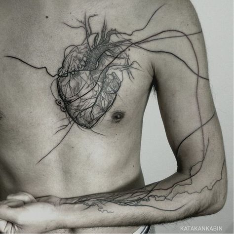 abstract anatomical heart tattoo #abstract #anatomical #heart #tattoo | abstract anatomical heart tattoo Anatomical Heart Tattoo, Tattoo Trend, Geniale Tattoos, Heart Tattoo Designs, Design Tattoo, Trendy Tattoos, Skin Art, Creative Tattoos, Piercing Tattoo