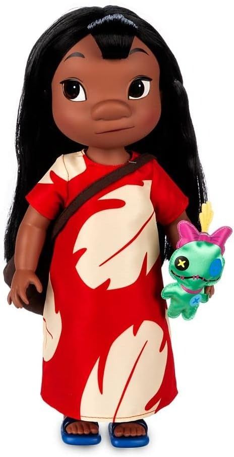 Amazon.com: Disney Animators' Collection Lilo Doll – Lilo & Stitch – 16 Inches - Scrump with Molded Details, Fully Posable Toy in Satin Dress - Suitable for Ages 3+ Toy Figure : Toys & Games Lilo's Doll, Hawaiian Print Dress, Disney Animators Collection, Princess Gifts, Lilo Y Stitch, Walt Disney Animation Studios, Walt Disney Animation, The Originals Characters, Anna Frozen