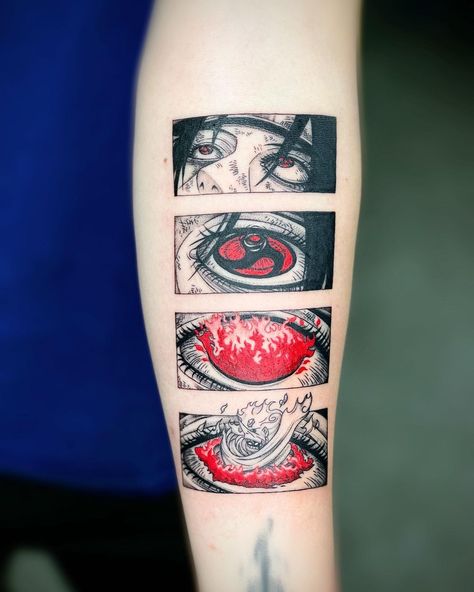 Fan on Instagram: “❣️Custom Itachi in EVA style❣️ Took 4h Thank you!! #naruto #narutotattoo #narutoedit #customtattoo #customwork #narutoink #itachi #red…” Evangelion Tattoo, Rune Tattoo, Manga Tattoo, Japan Tattoo Design, Naruto Tattoo, Cartoon Character Tattoos, Neck Tattoo For Guys, Tatuaje A Color, Tattoo Art Drawings