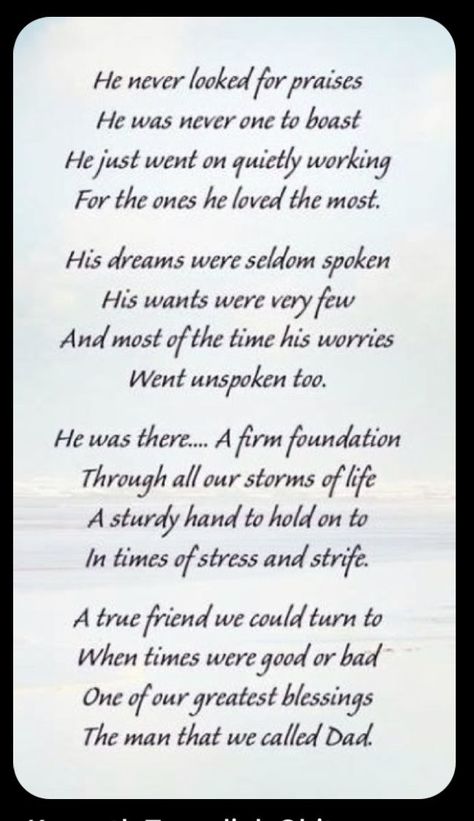 Pin by Kim Turpeinen on In Memory in 2021 | Grieving quotes, Dad quotes, Dad poems | Dad quotes, Grieving quotes, Sympathy quotes Dad In Heaven Quotes, Miss You Dad Quotes, Black Color Hairstyles, Dad Poems, Remembering Dad, In Loving Memory Quotes, Dad In Heaven, Sympathy Quotes, Miss You Dad