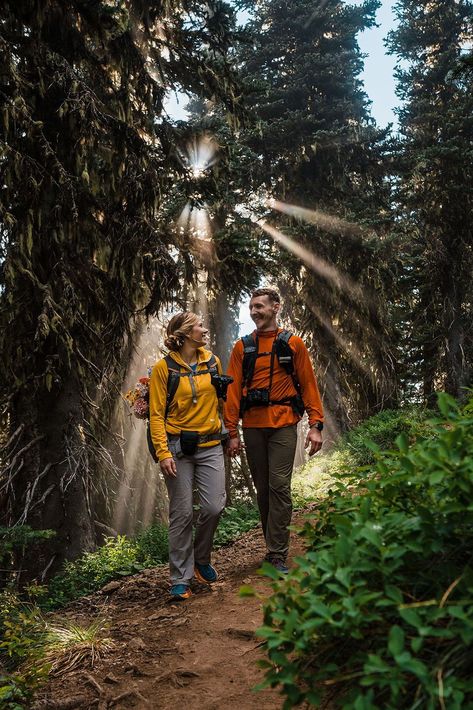 Couple Adventure, Hiking Couple, Trekking Gear, Ngorongoro Crater, Woman Hiking, Camping In The Rain, Red King, Couple Jacket, Washington Elopement