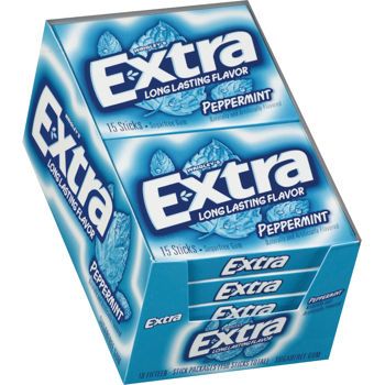 Extra Sugar Free Gum, Peppermint, 15 Sticks, 10 ct Extra Spearmint Gum, Chewing Gum Benefits, Chewing Gum Brands, Spearmint Gum, Extra Gum, Mint Gum, Sugar Free Gum, Fresh Groceries, Mint Candy