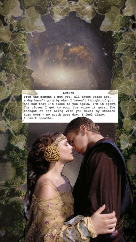 them<3 #starwars #starwarsaesthetic #padmeamidala #anakinskywalker romance #quotes Star Wars Romantic Quotes, Star Wars Romance Aesthetic, Star Wars Romance, Star Wars Quotes, Star Wars Love, Romance Quotes, Padme Amidala, Thoughts Of You, Anakin Skywalker