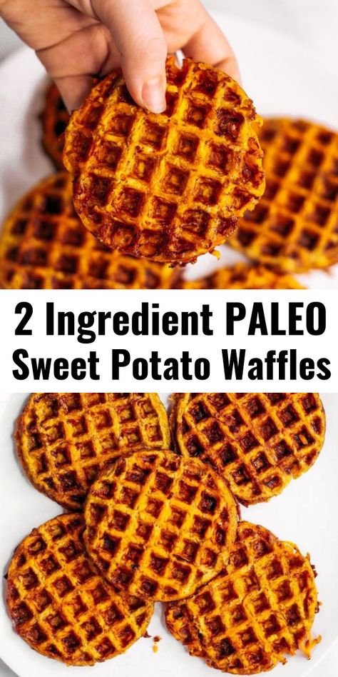 Sweet Potato Paleo, Paleo Waffles, Paleo Brownies, Potato Waffles, Sweet Potato Waffles, Quick Meal Prep, Gluten Free Waffles, Quick Meal, Waffle Iron