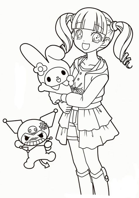 Are you looking for a way to relax and unwind? Are you wanting to express your creativity in a fun, exciting way? Well, look no further! Sanrio coloring pages are the perfect way to add some color and... My Melody Coloring, Hello Kitty Colouring Pages, Shojo Anime, Kitty Coloring, Hello Kitty Coloring, Coloring Page Ideas, Online Coloring Pages, Easy Coloring Pages, Cartoon Coloring Pages