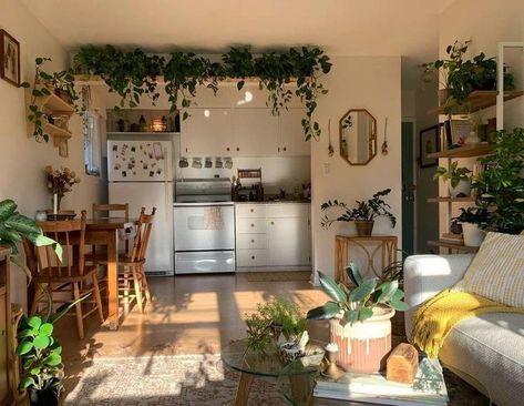 Natalie Doef, Balcon Mic, Lots Of Plants, Deco Studio, Apartment Aesthetic, Big Top, Apartment Decor Inspiration, Dream Room Inspiration, Future Apartment